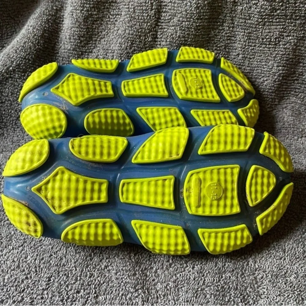 Water Shoes‎ Unisex Size 11-12 Blue-Green Slip On/Off Flats